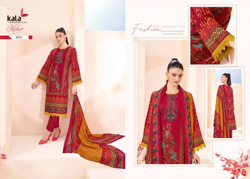 Kala meher vol-12 Dress material wholesalers in Bangalore